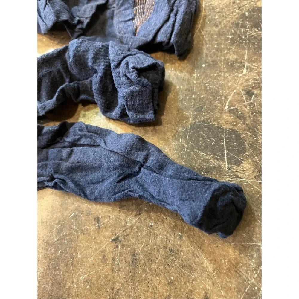 L'eggs Holiday Knee Highs Sheer Navy‎ Blue OSFA 2 Pairs Vintage 1996 Egg Package